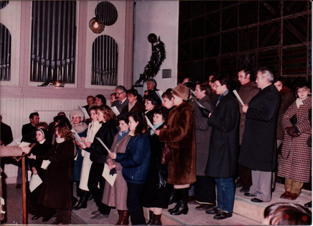 veljača 1986.-Knežija smotra župnih zborova